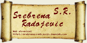 Srebrena Radojević vizit kartica